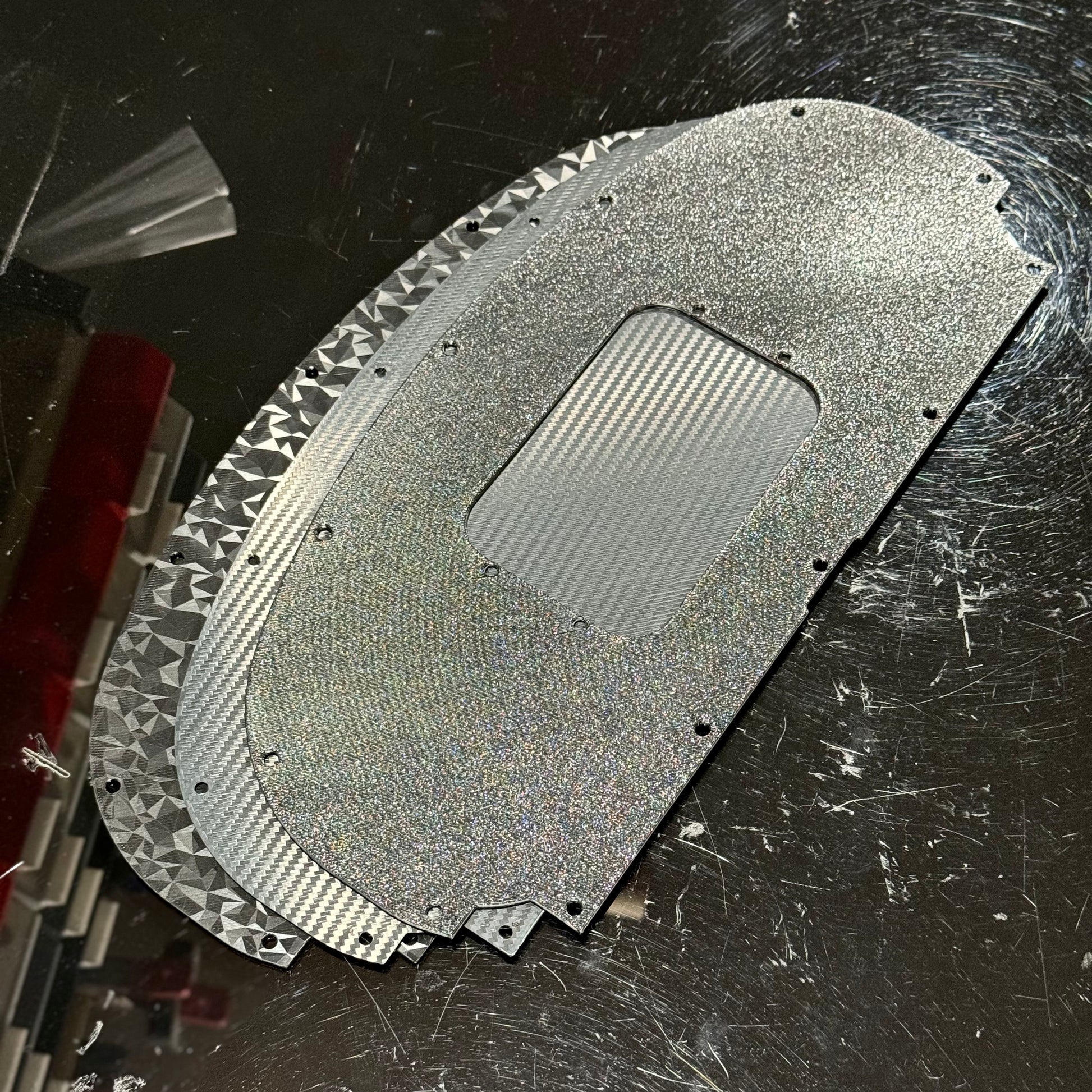Cluster PARTS PANEL Mounts EK - AIM MXS / Textured / None
