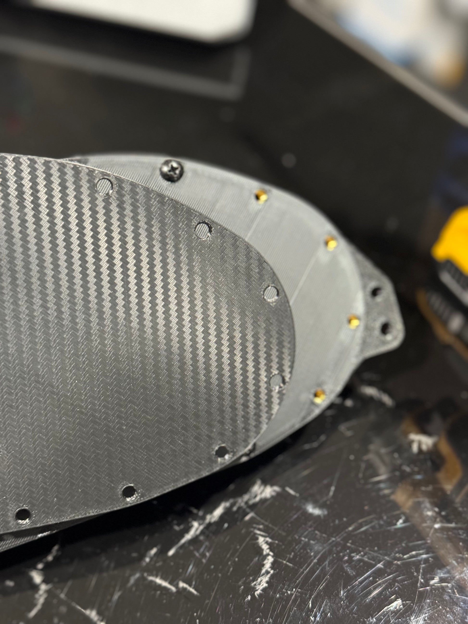 Cluster Display PANEL Mount DC2 - Carbon Fiber / Blank / Delete