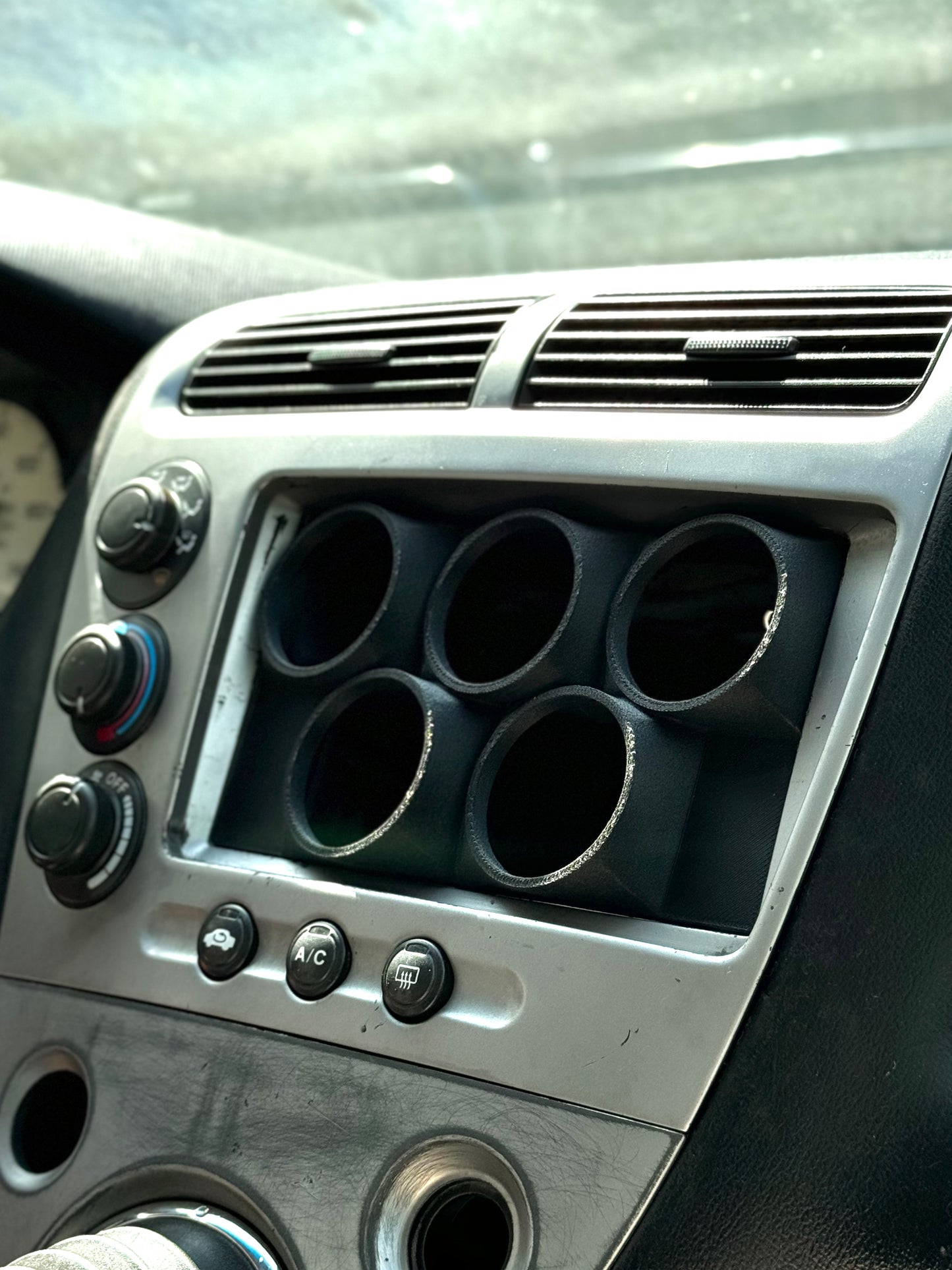 Radio 5 Gauge Pod Double Din