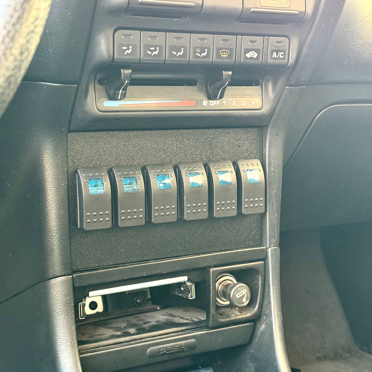 Radio Delete 1 2 3 Gauge Double Din 52mm Pod Honda Stereo