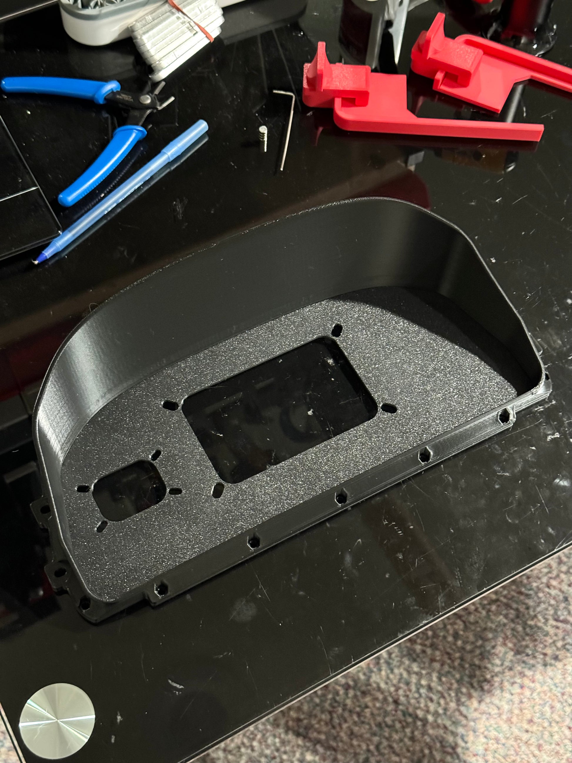 Cluster Display PANEL Mount EF CRX - Textured / FT LH NANO