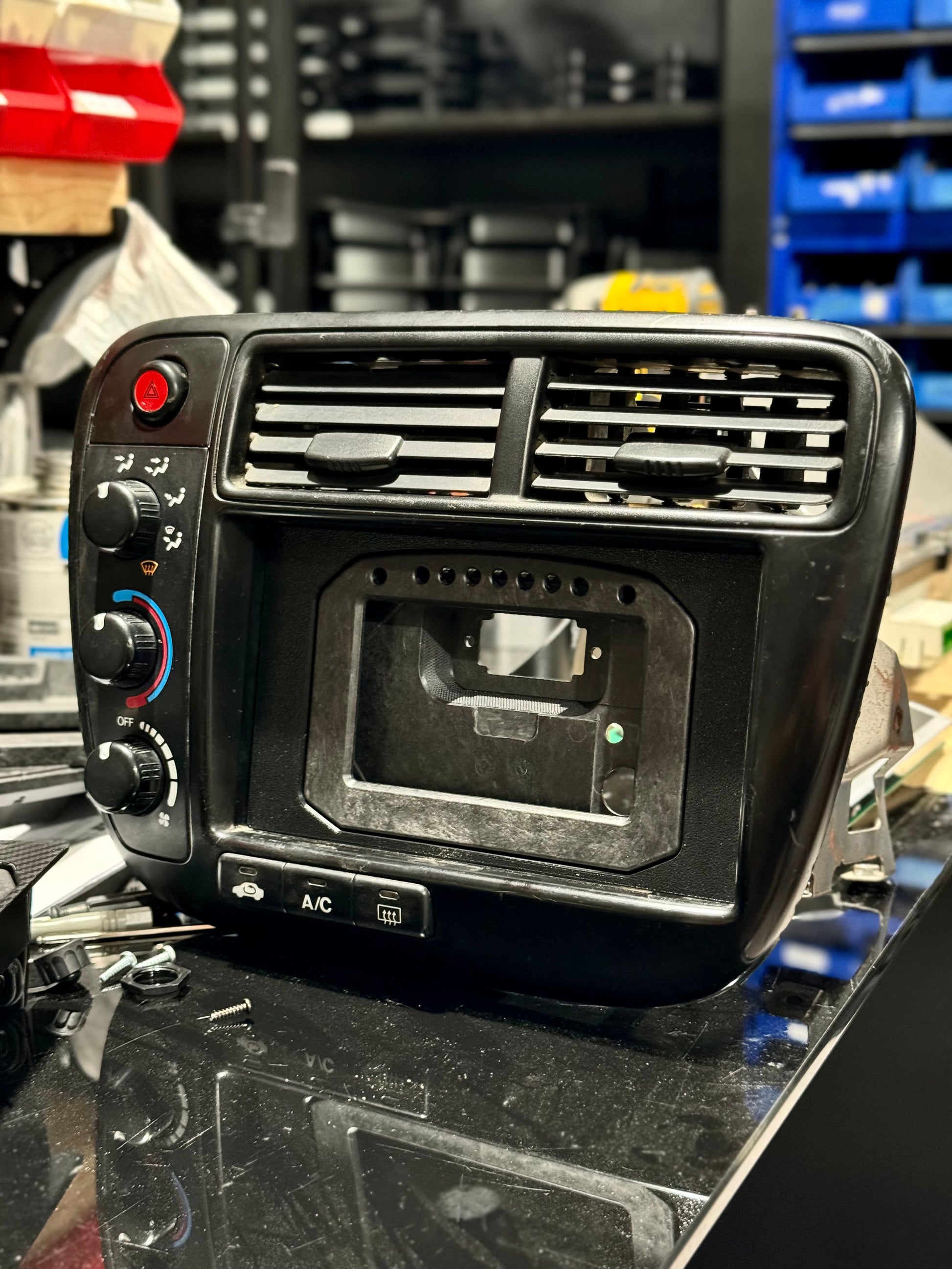 Double Din Display Mount Honda Radio - Textured / AEM CD5