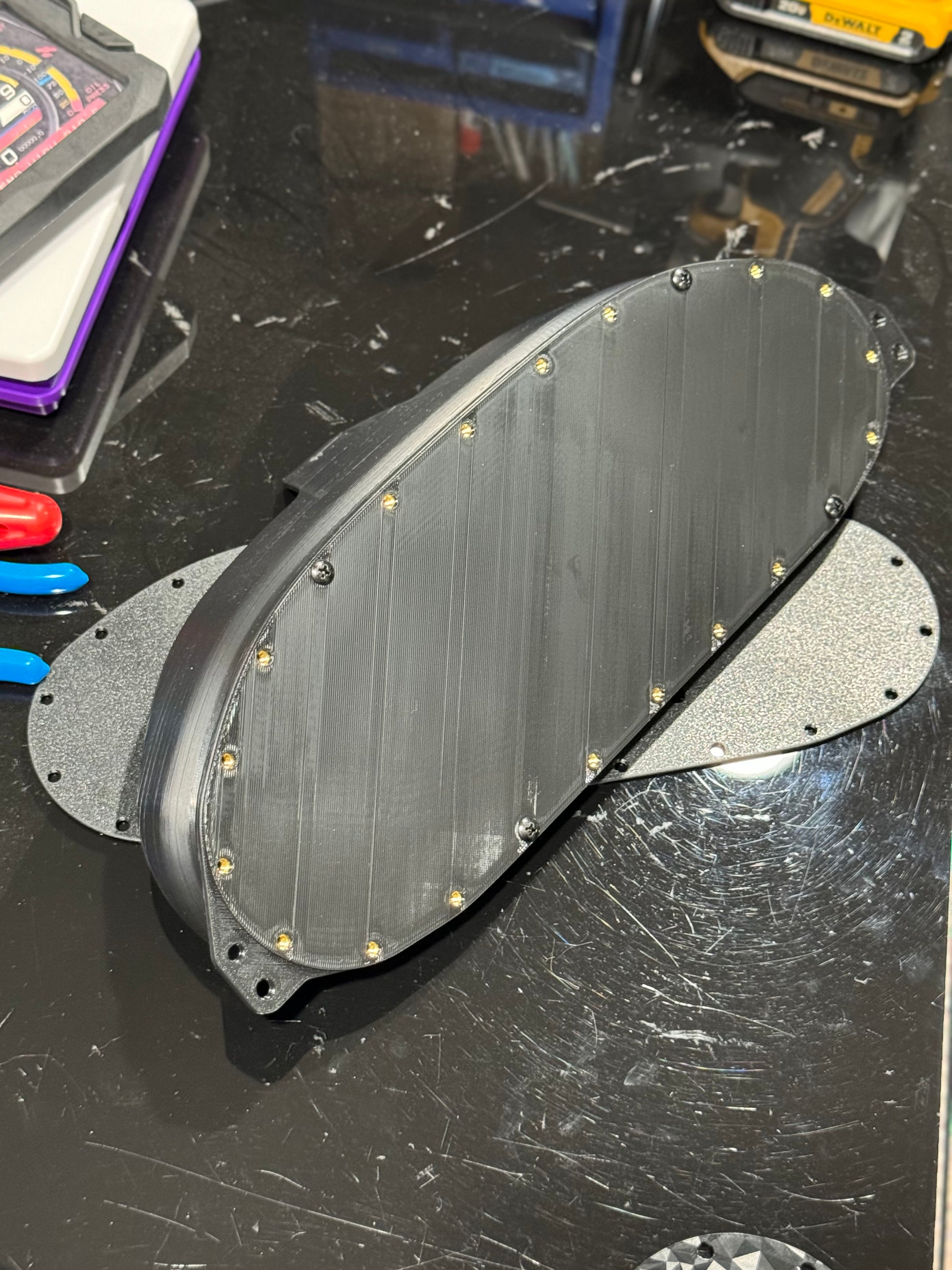 Cluster Display PANEL Mount DC2 - Textured / Blank / Delete