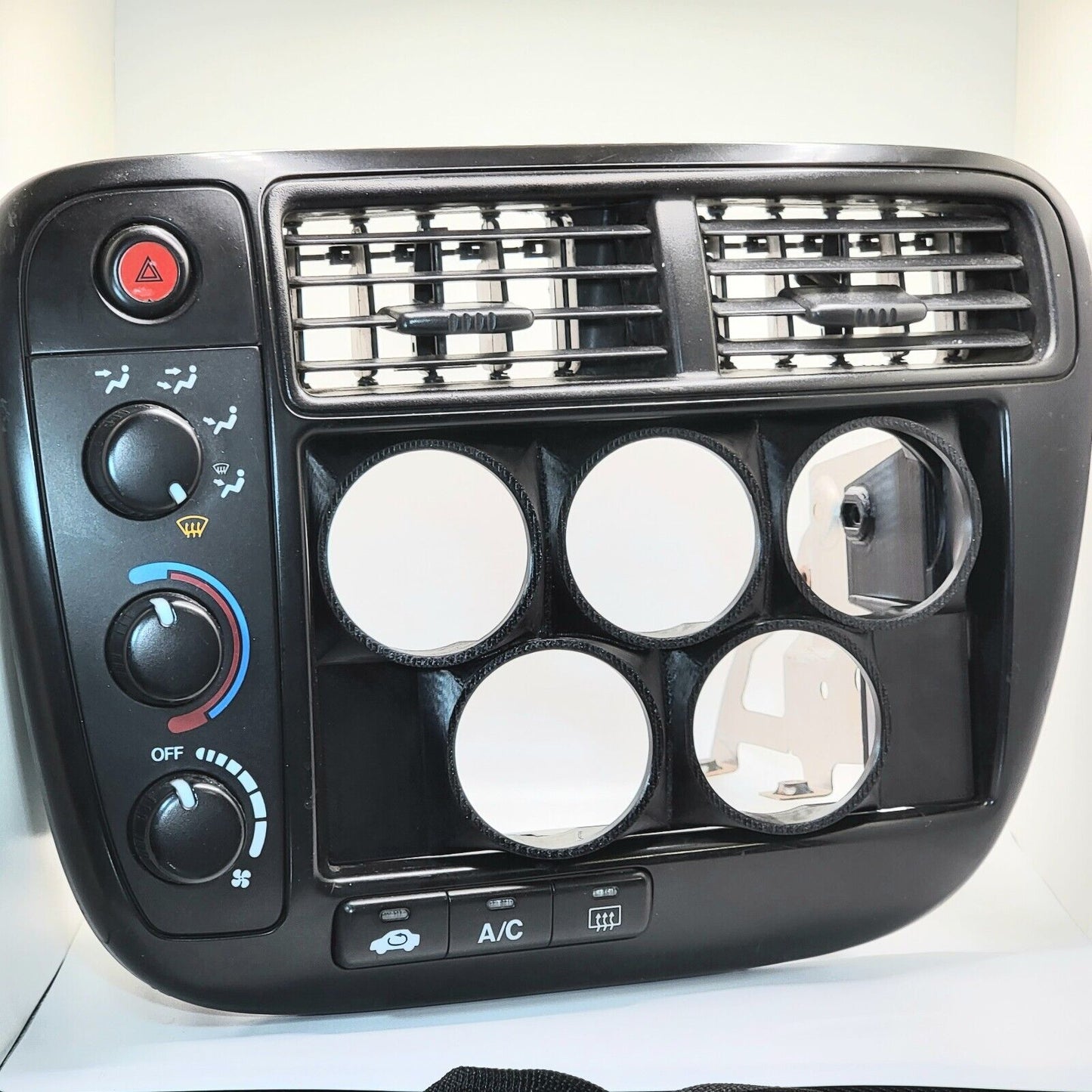 Radio 5 Gauge Pod Double Din - Standard ABS