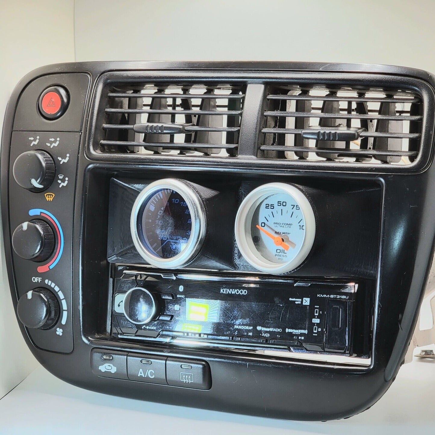 Radio 2 Gauge Pod Double or Single Din - Default Title