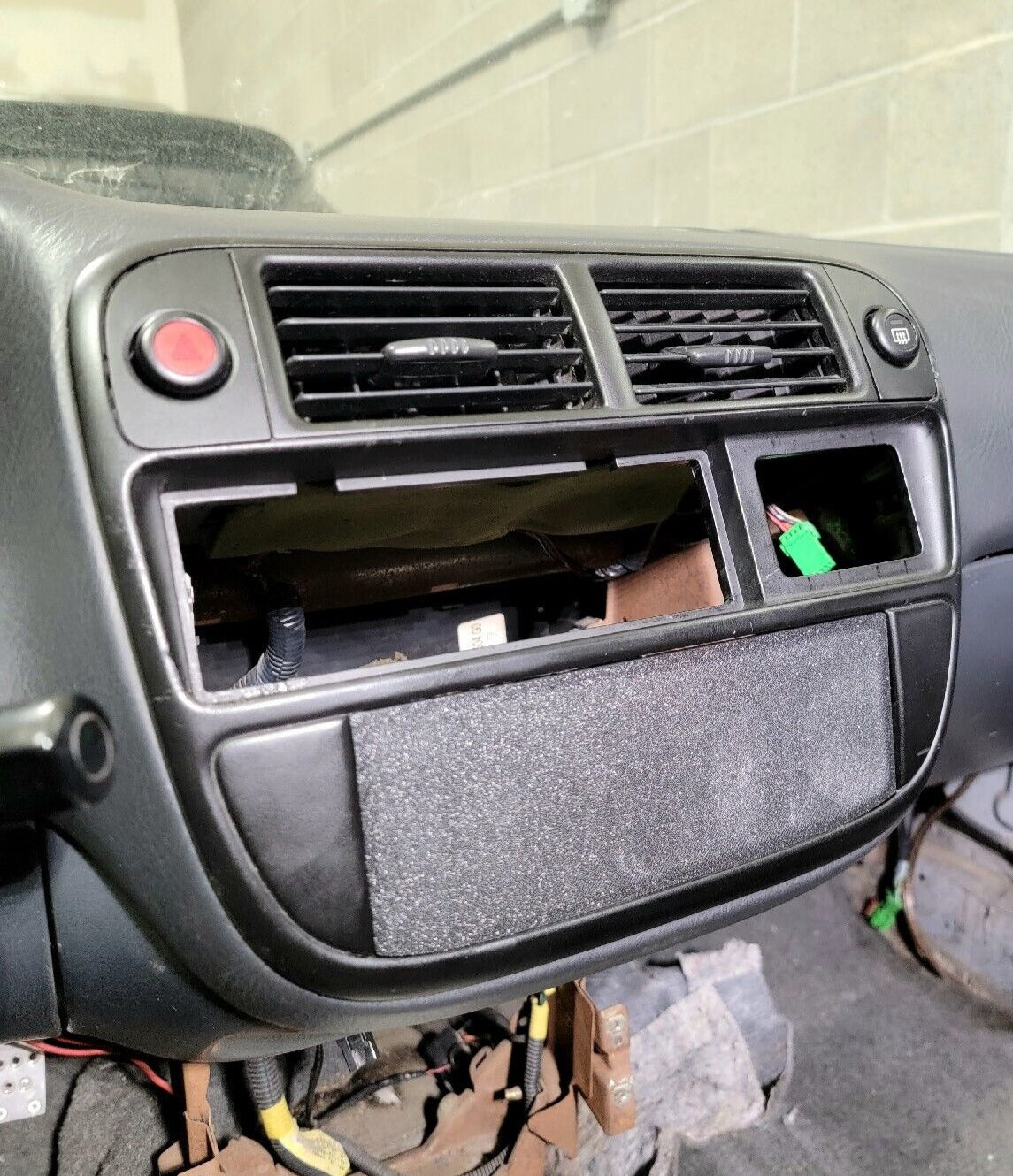 Текстурированная удаляемая пластина климат-контроля BLOCK OFF Honda Civic EK 96 97 98