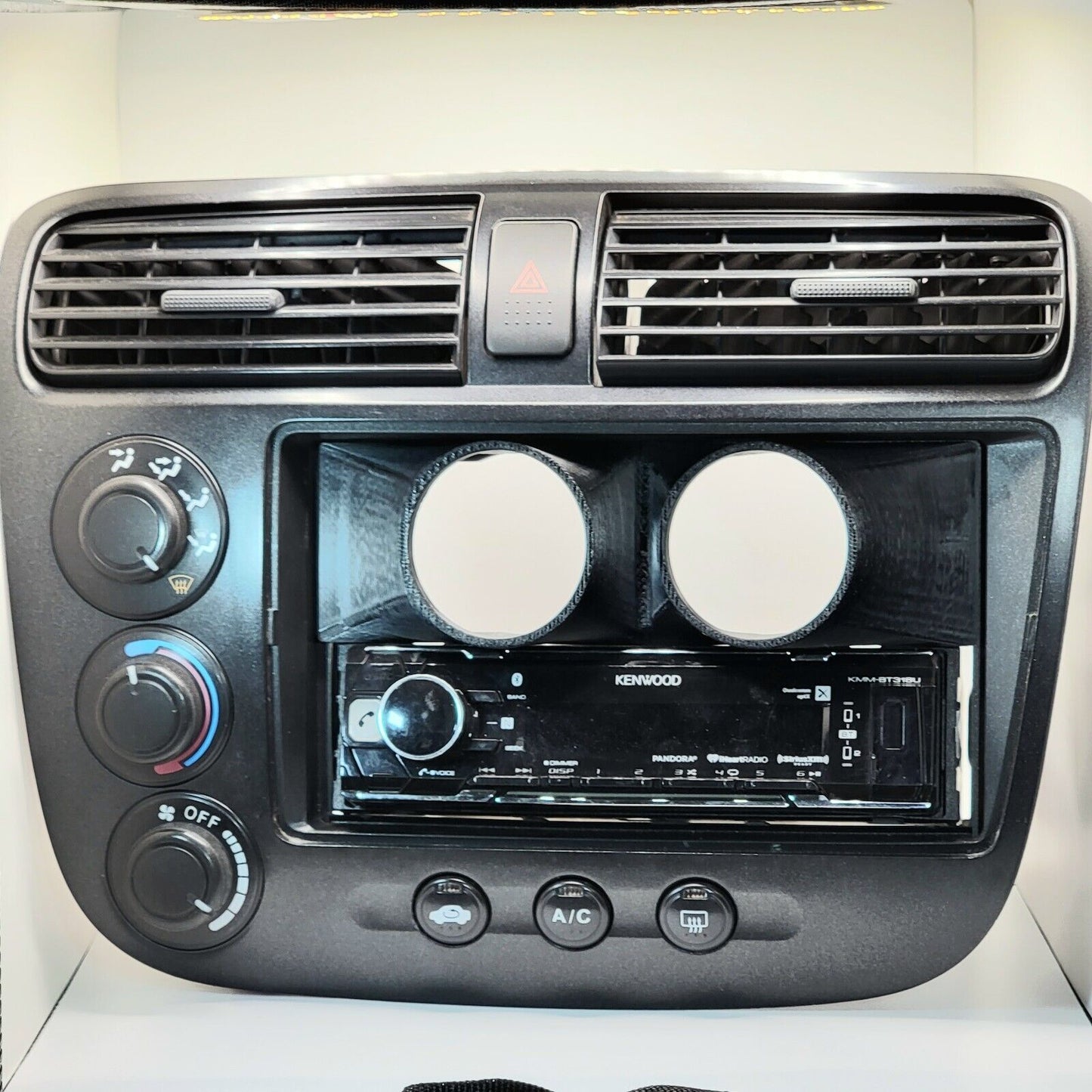 Radio 2 Gauge Pod Double or Single Din - Default Title