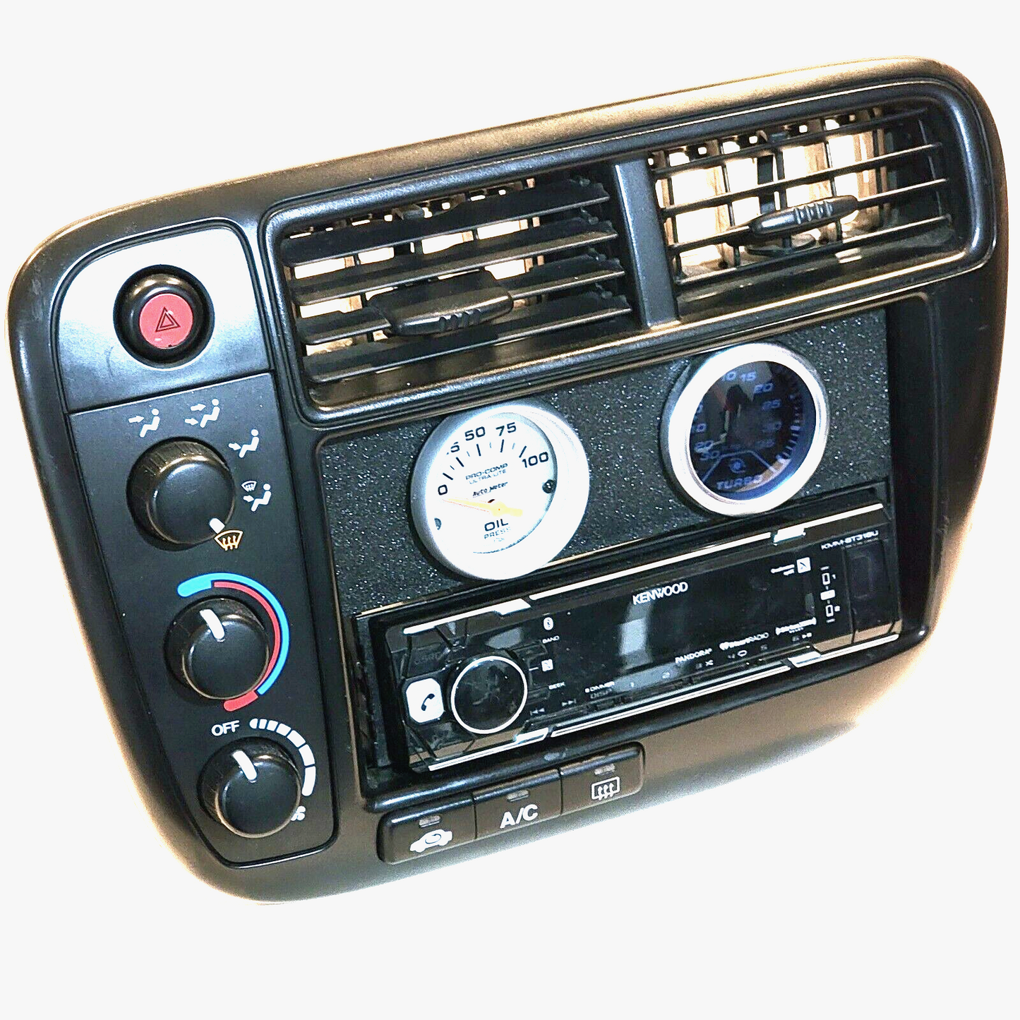Double 52MM 2 Gauge Pod Single and Double Din Radio Stereo