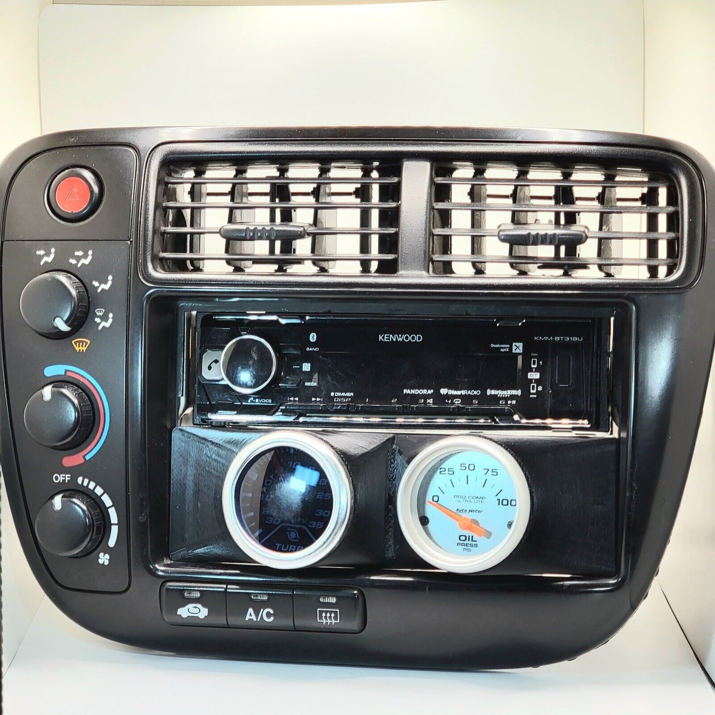 Radio 2 Gauge Pod Double or Single Din - Default Title